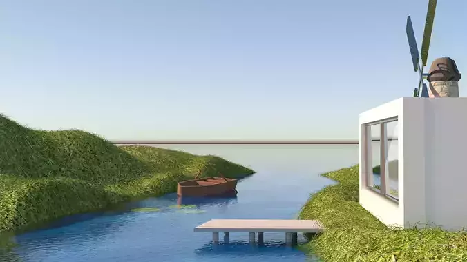 3D Environment Design 3D model