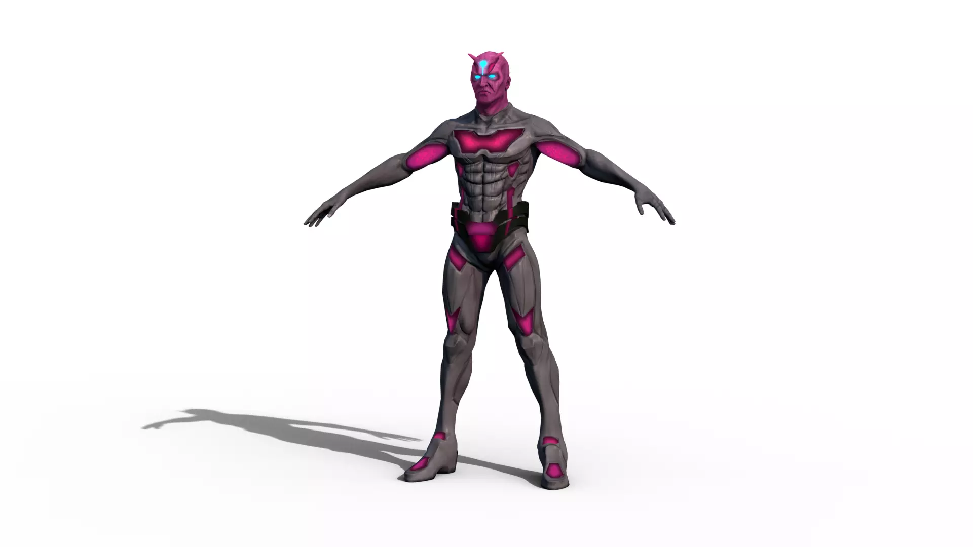 Character - Mage Low-poly 3D model_0