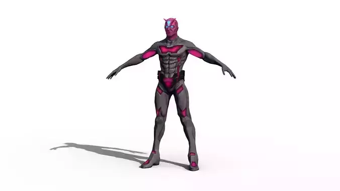 Character - Mage Low-poly 3D model