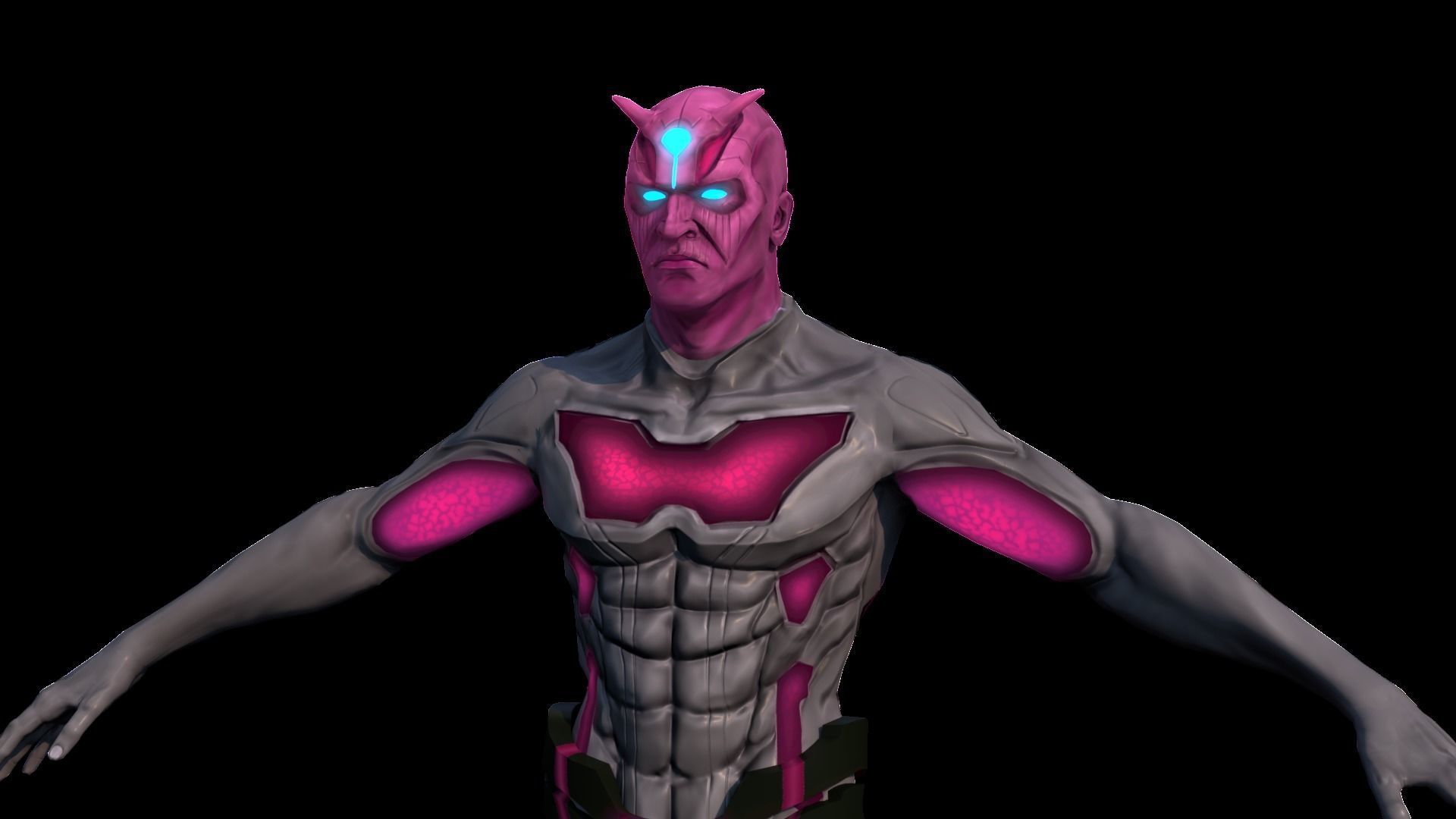 Character - Mage Low-poly 3D model_1