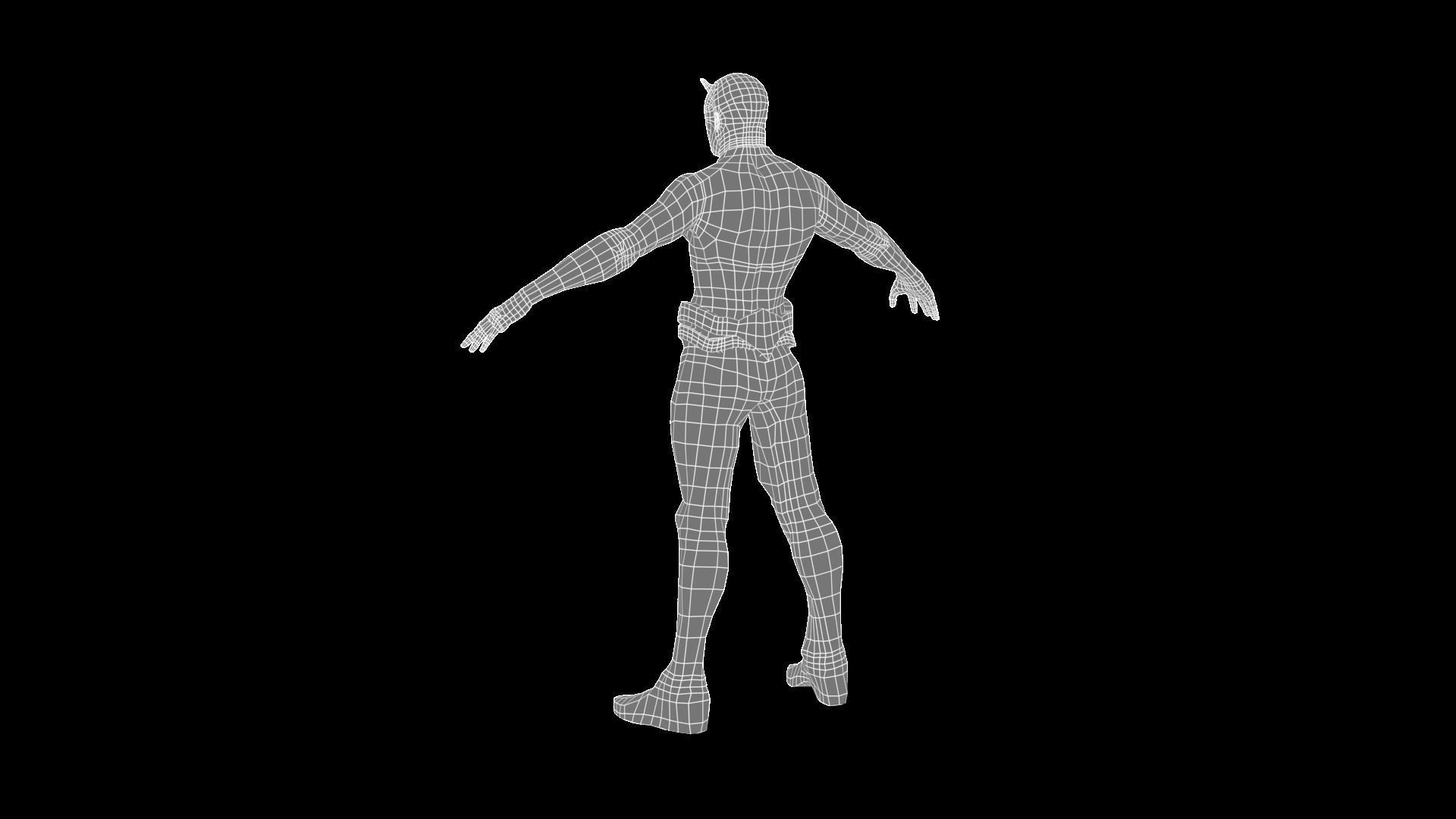 Character - Mage Low-poly 3D model_6