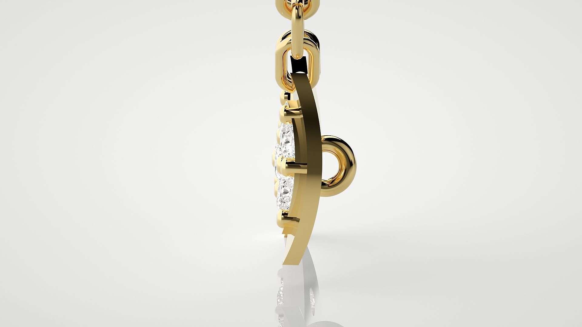 Bow-tie pendant 3dm stl render details 3D print model_18