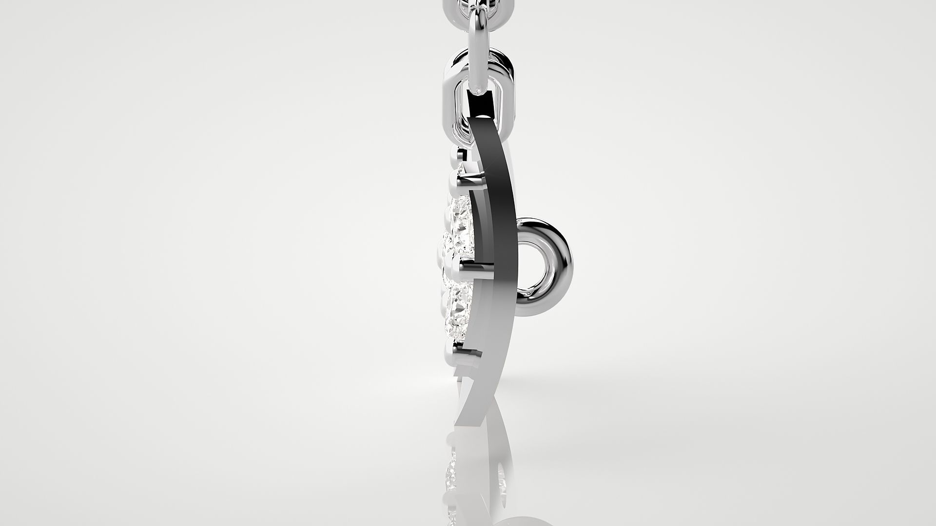 Bow-tie pendant 3dm stl render details 3D print model_12