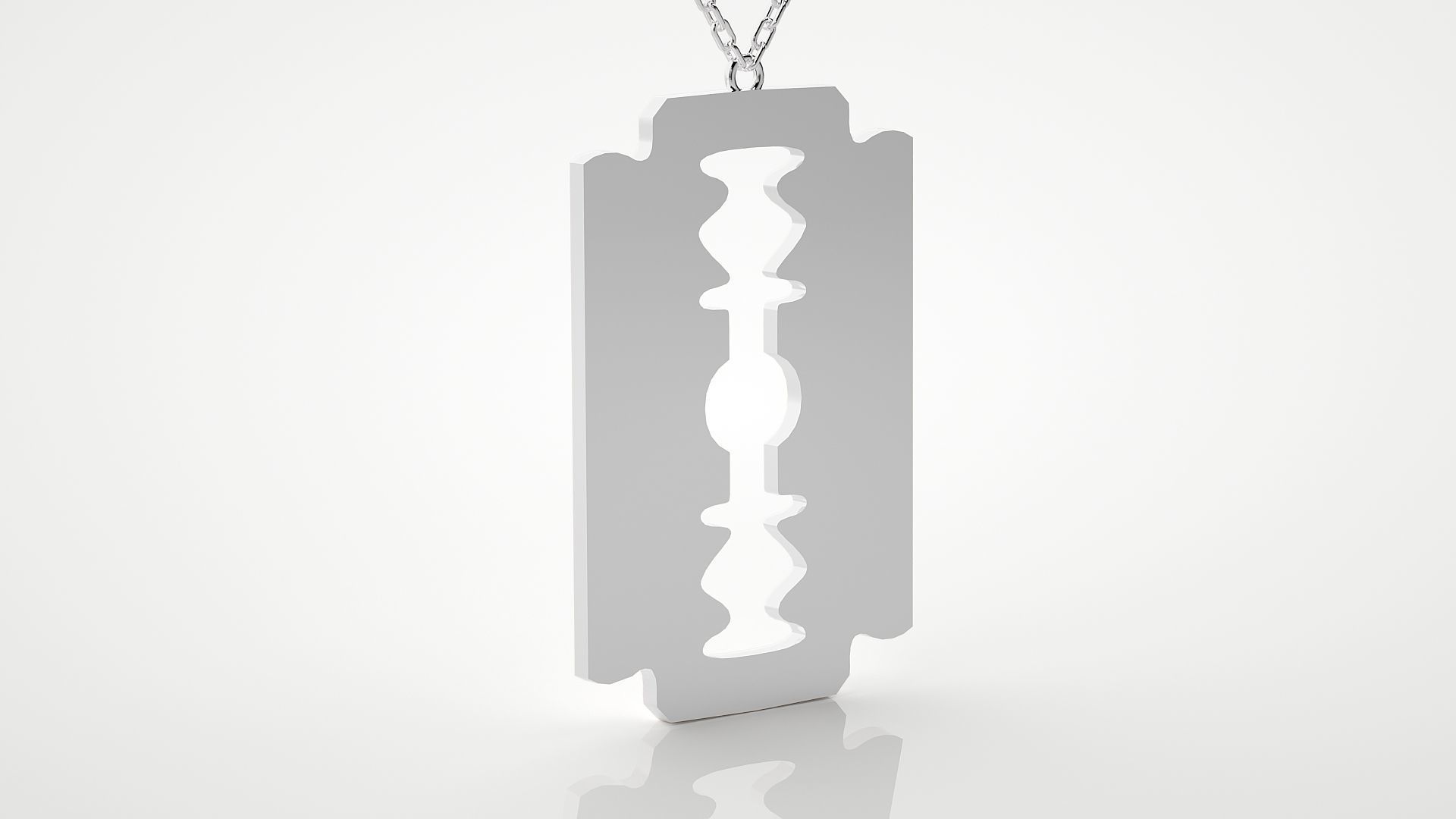 Blade pendant 3dm stl render details  3D print model_9