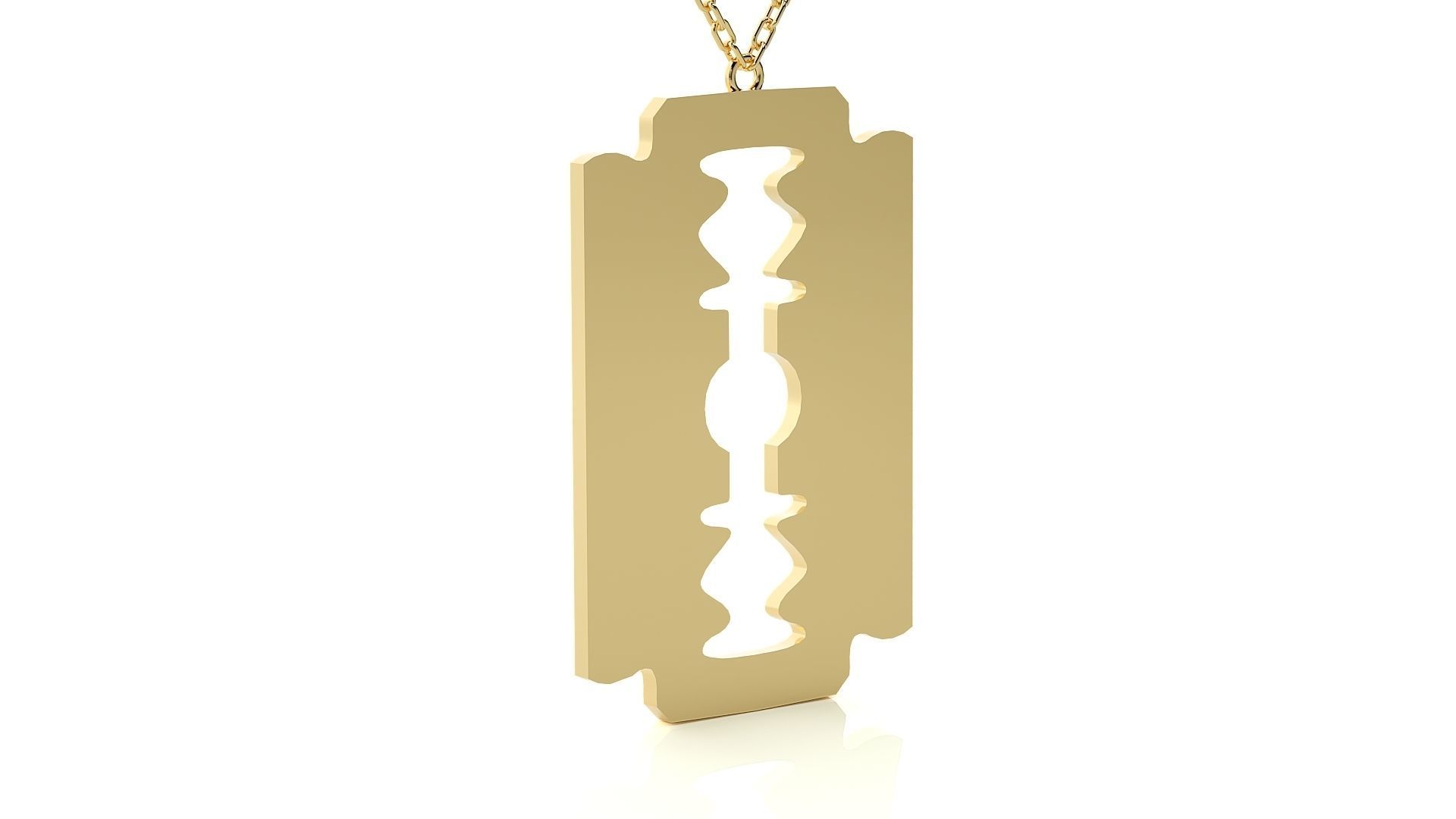 Blade pendant 3dm stl render details  3D print model_14