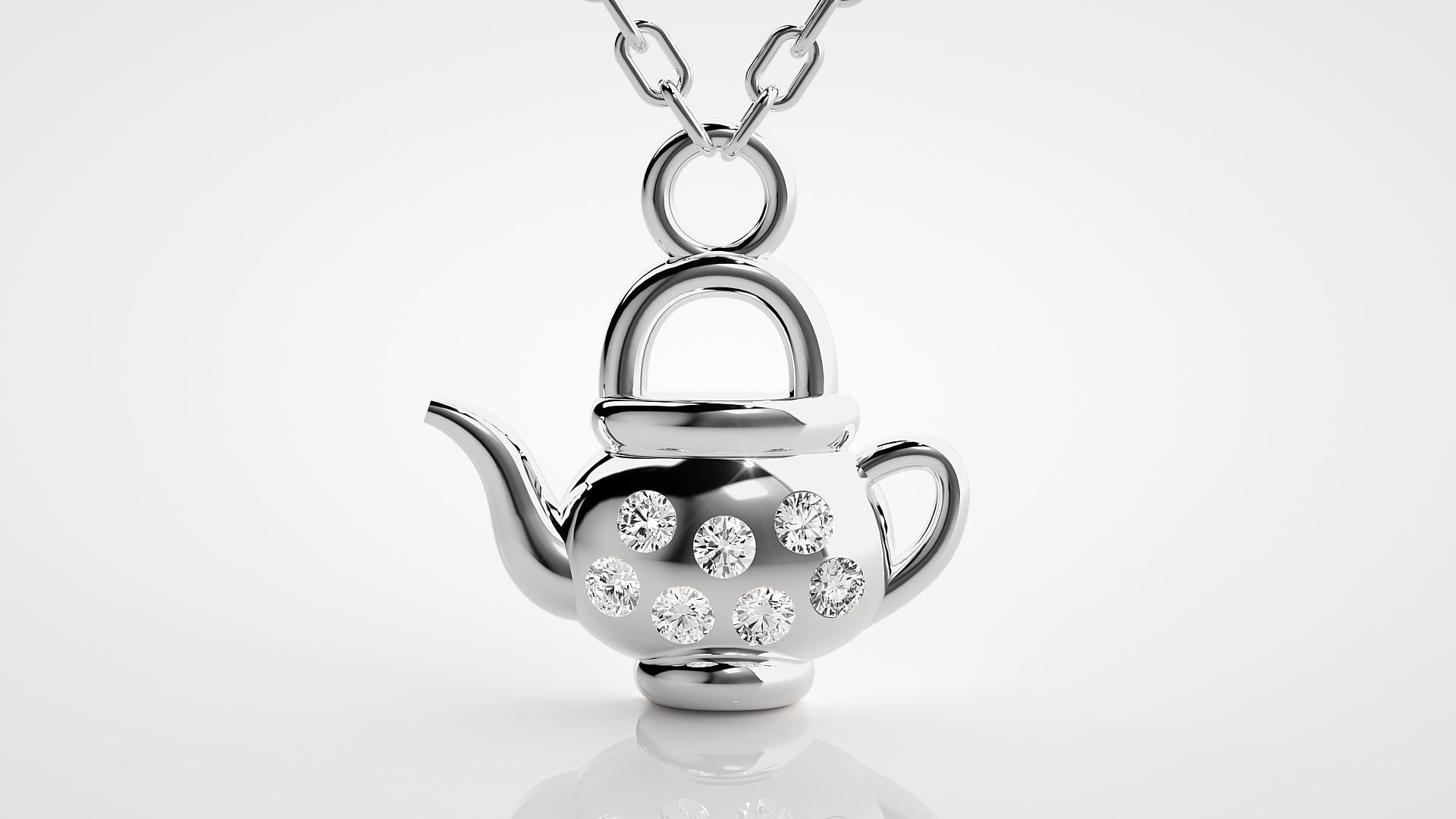 Kettle pendant 3dm stl render details  3D print model_8