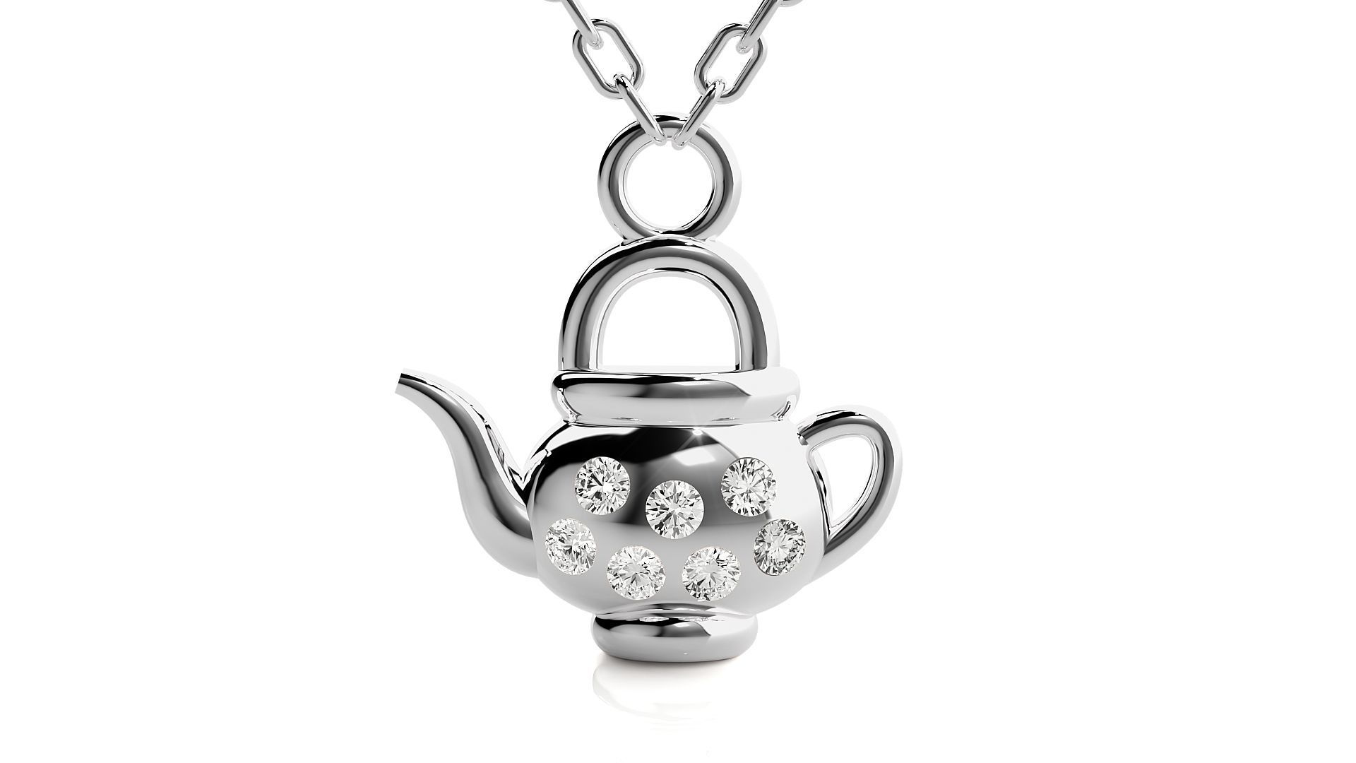 Kettle pendant 3dm stl render details  3D print model_7