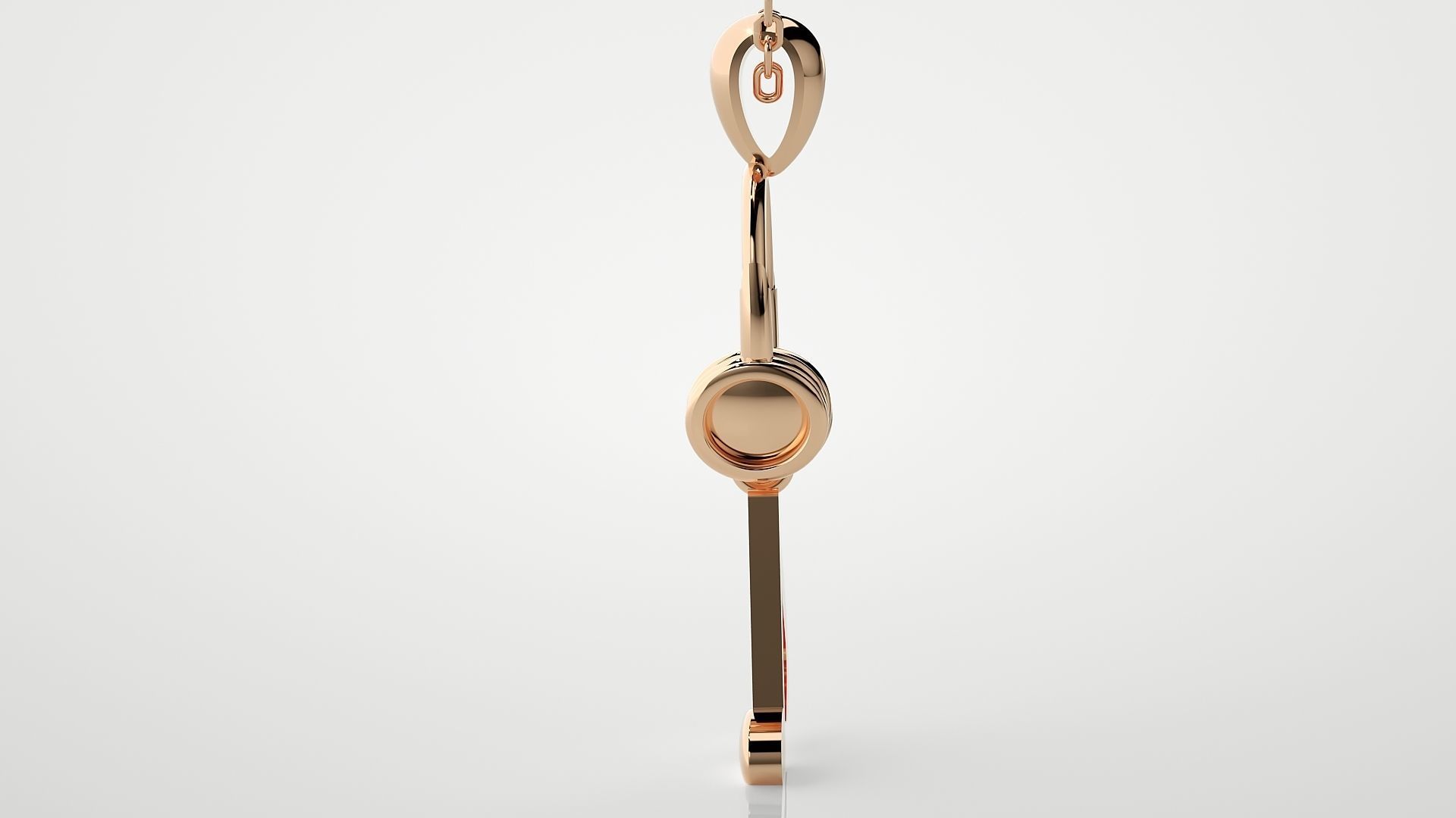 Headphone - music - walking  pendant 3dm stl render details  3D print model_5