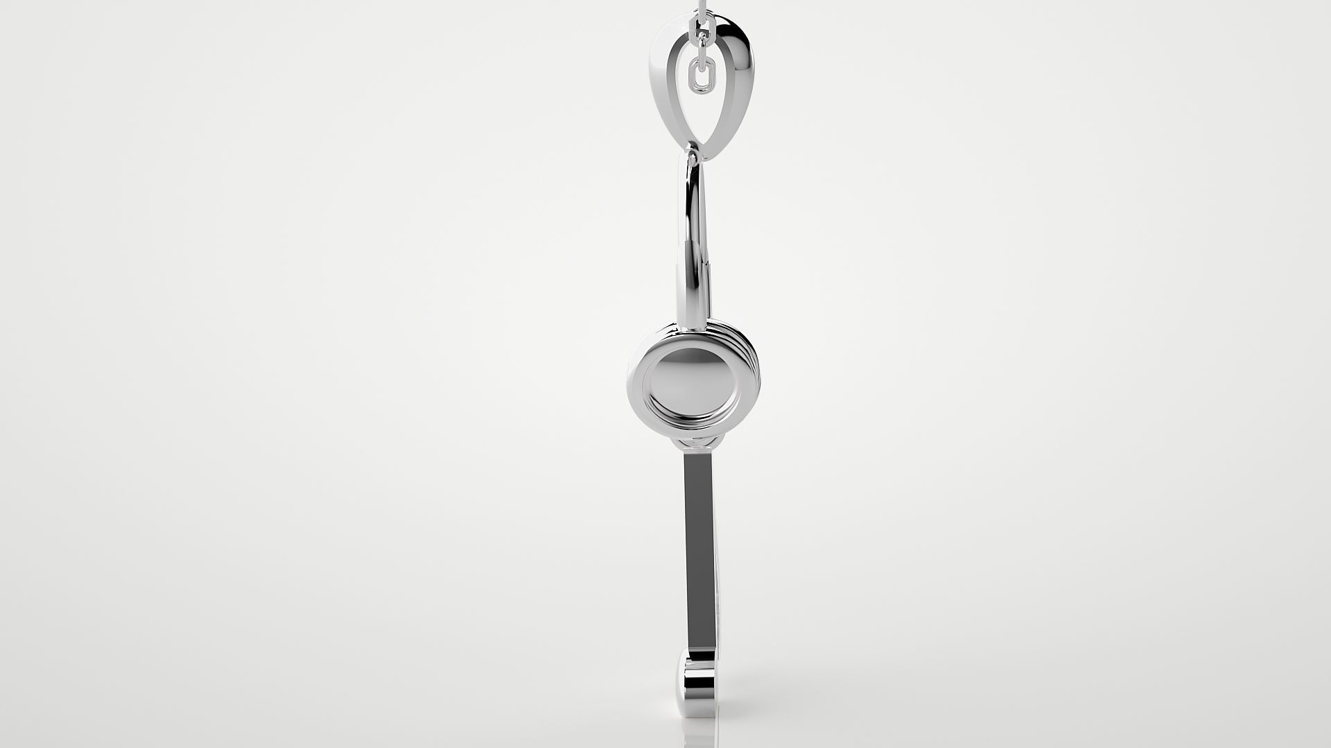 Headphone - music - walking  pendant 3dm stl render details  3D print model_11