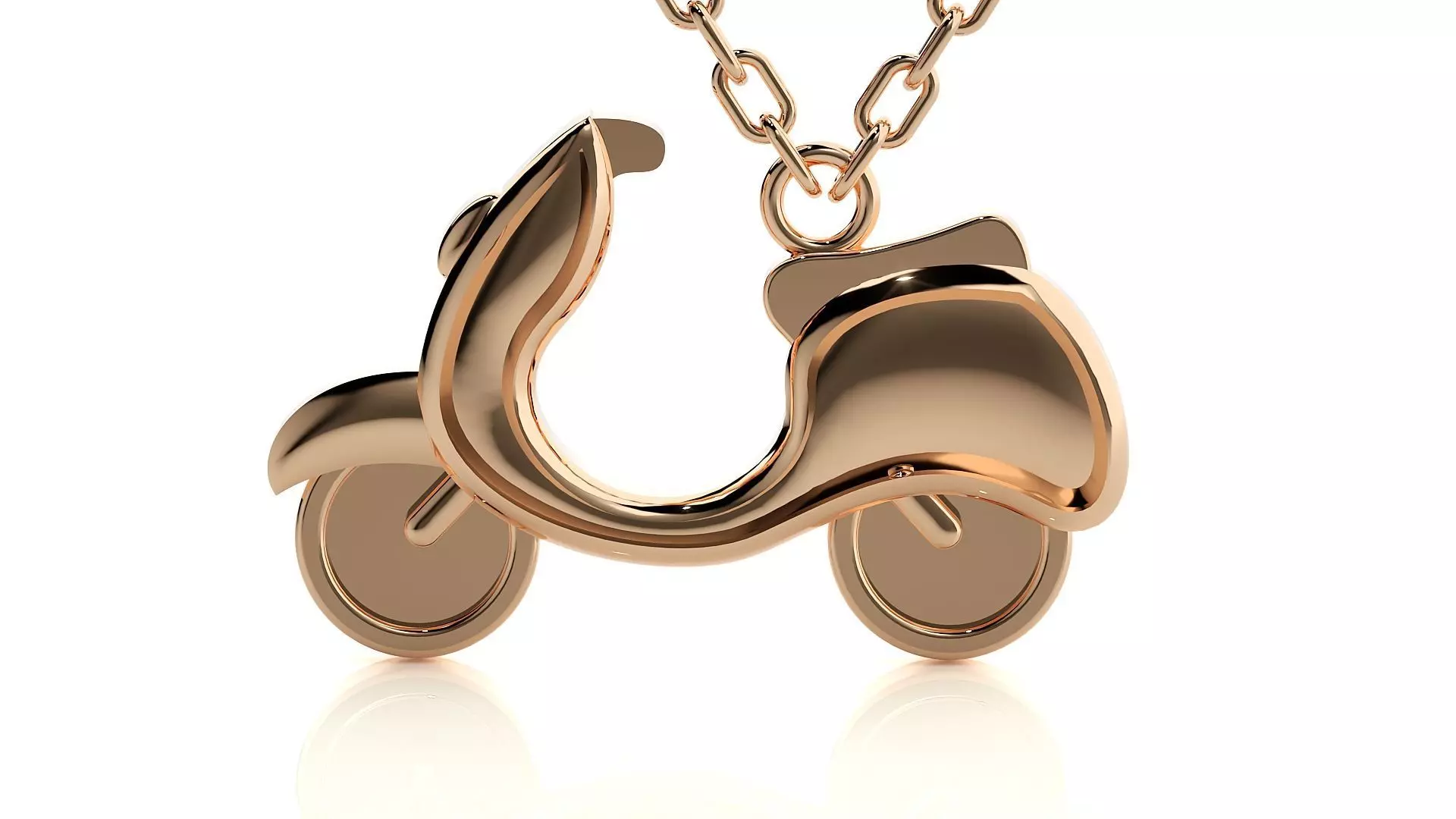 Scooter pendant 3dm stl render details 3D print model
