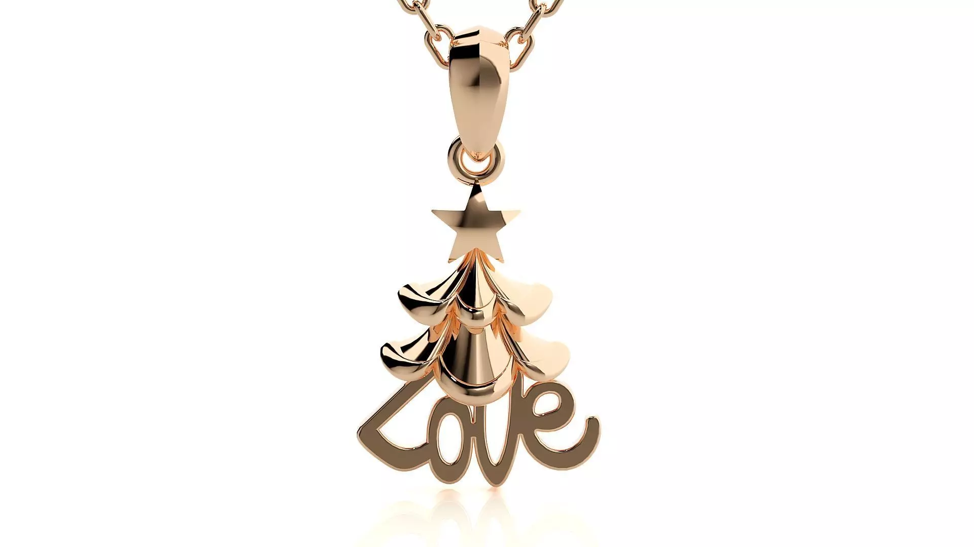 Love pendant 3dm stl render details  3D print model_0