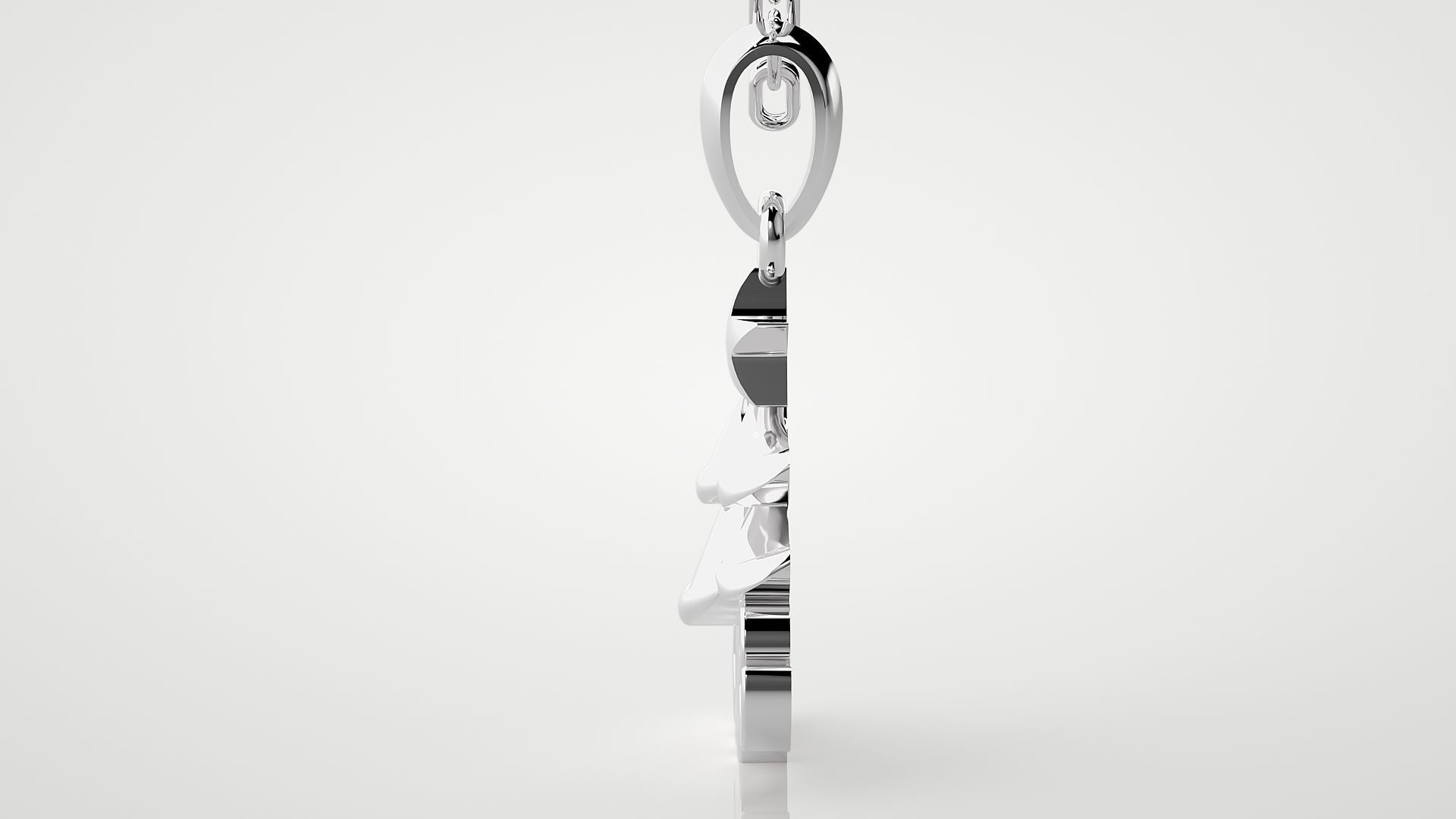 Love pendant 3dm stl render details  3D print model_12