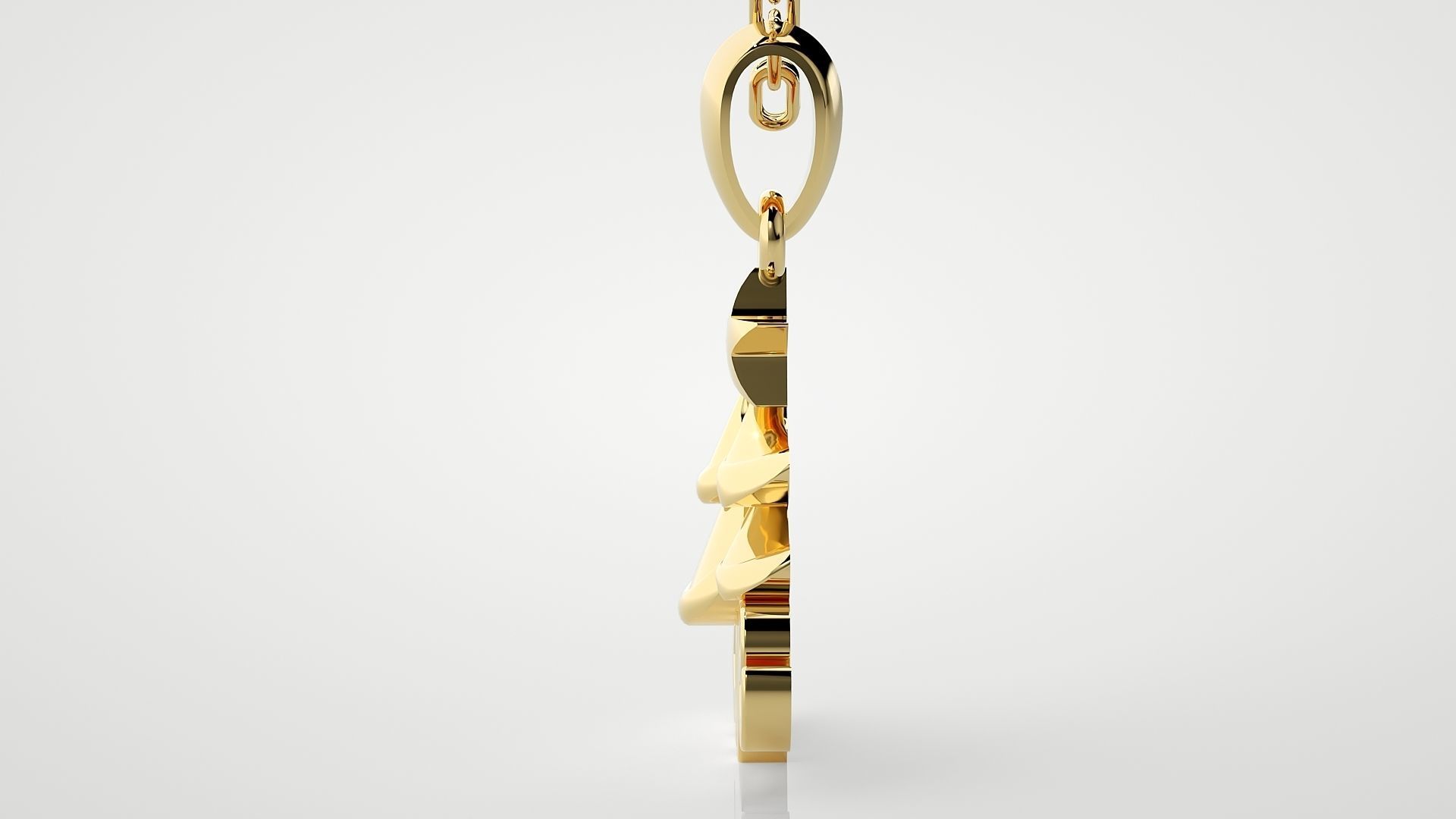 Love pendant 3dm stl render details  3D print model_18