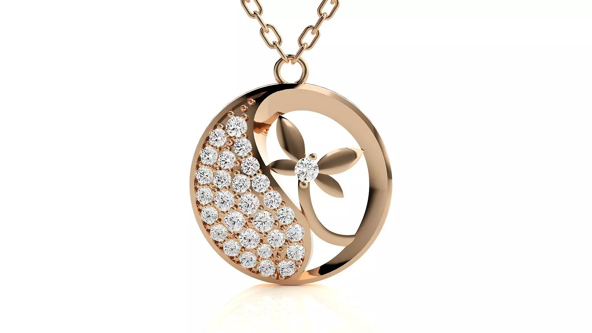 Women pendant 3dm stl render details 3D print model