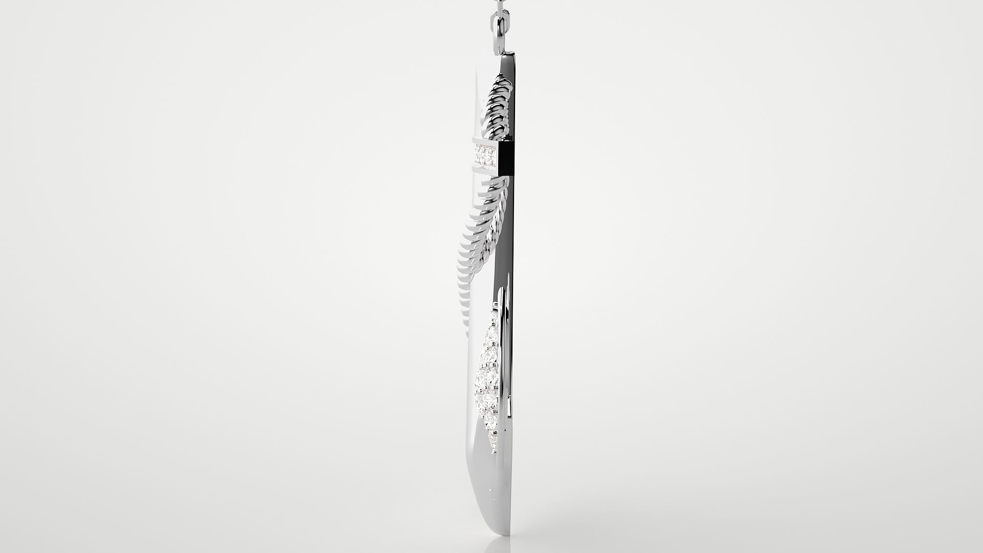 Anchor pendant 3dm stl render details  3D print model_12