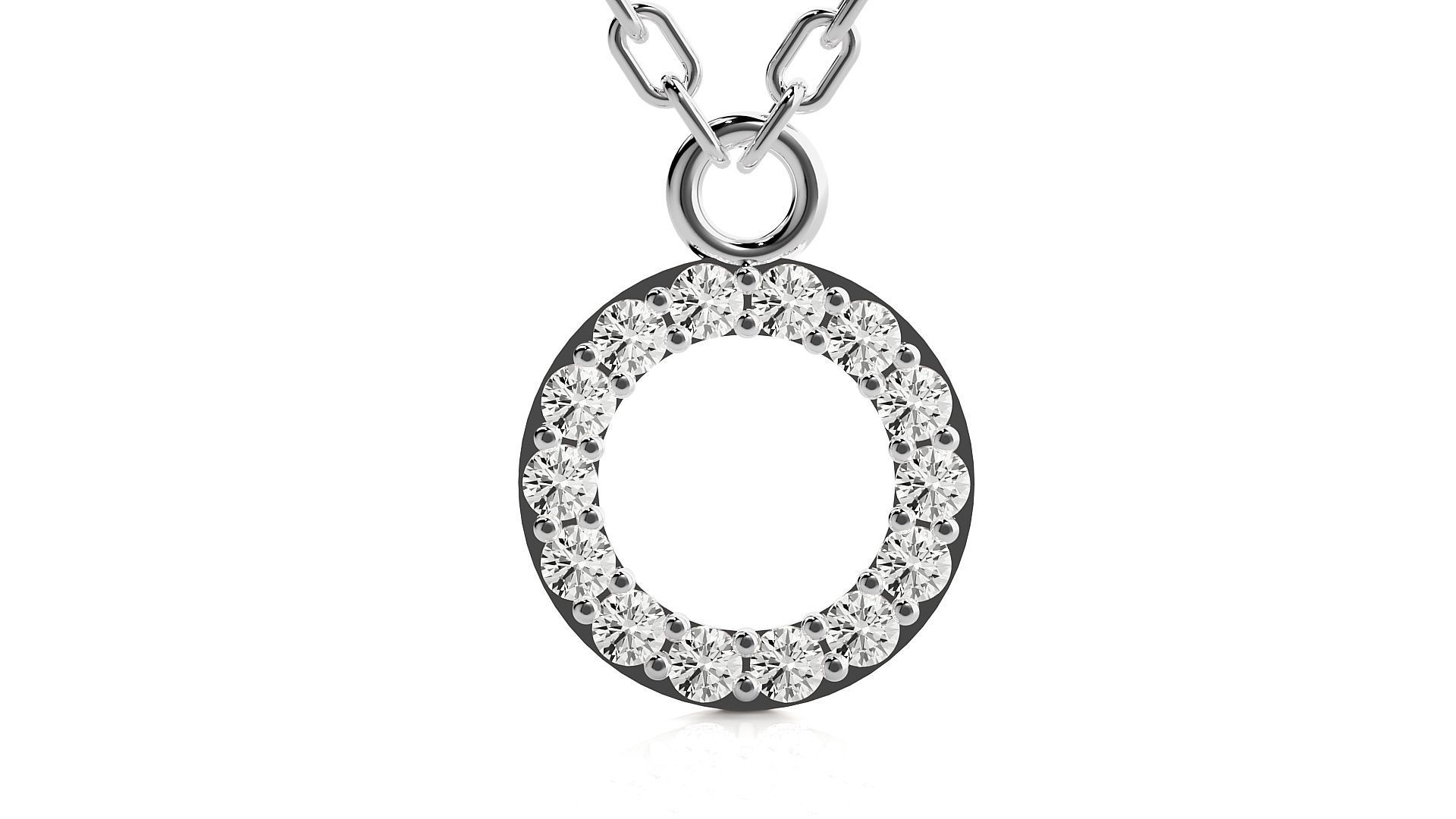 Women pendant 3dm stl render details  3D print model_7