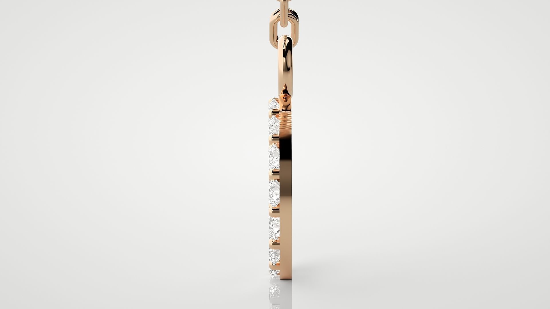 Women pendant 3dm stl render details  3D print model_6