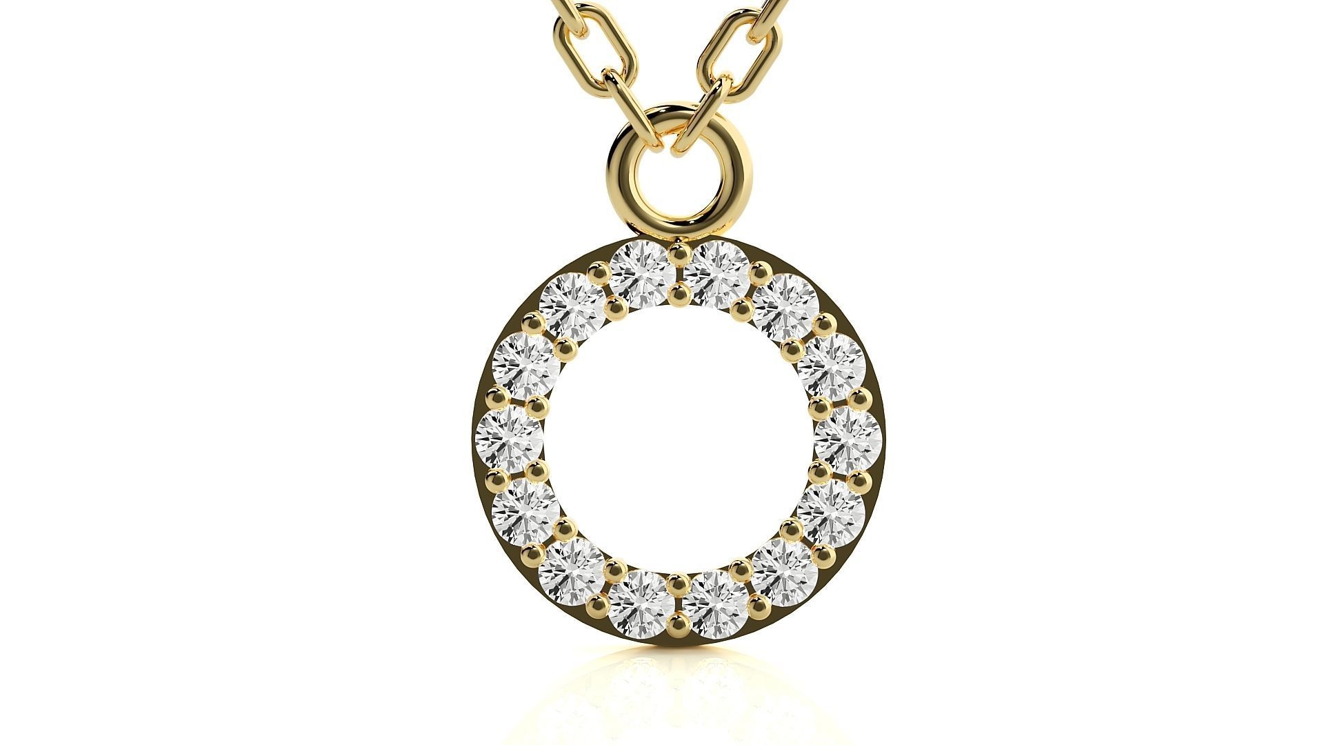 Women pendant 3dm stl render details  3D print model_13