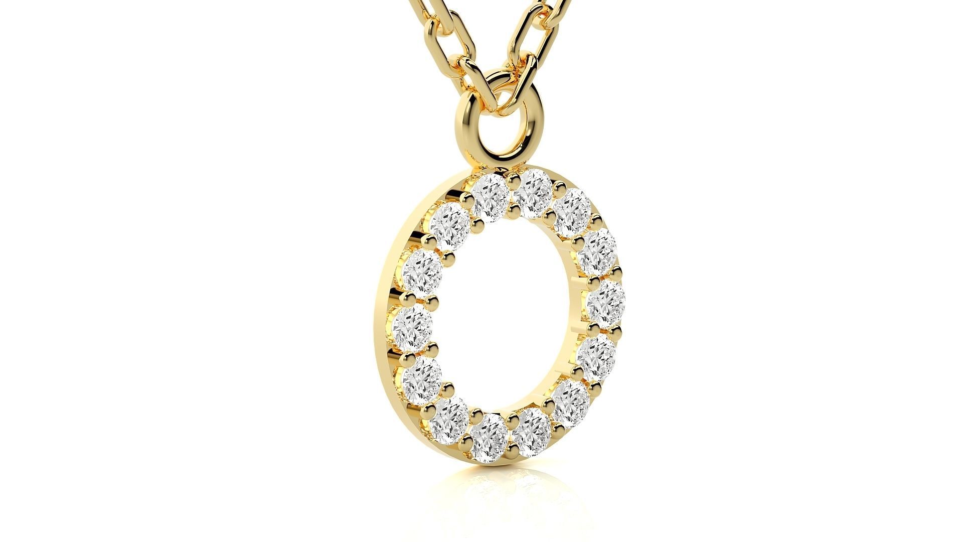 Women pendant 3dm stl render details  3D print model_15