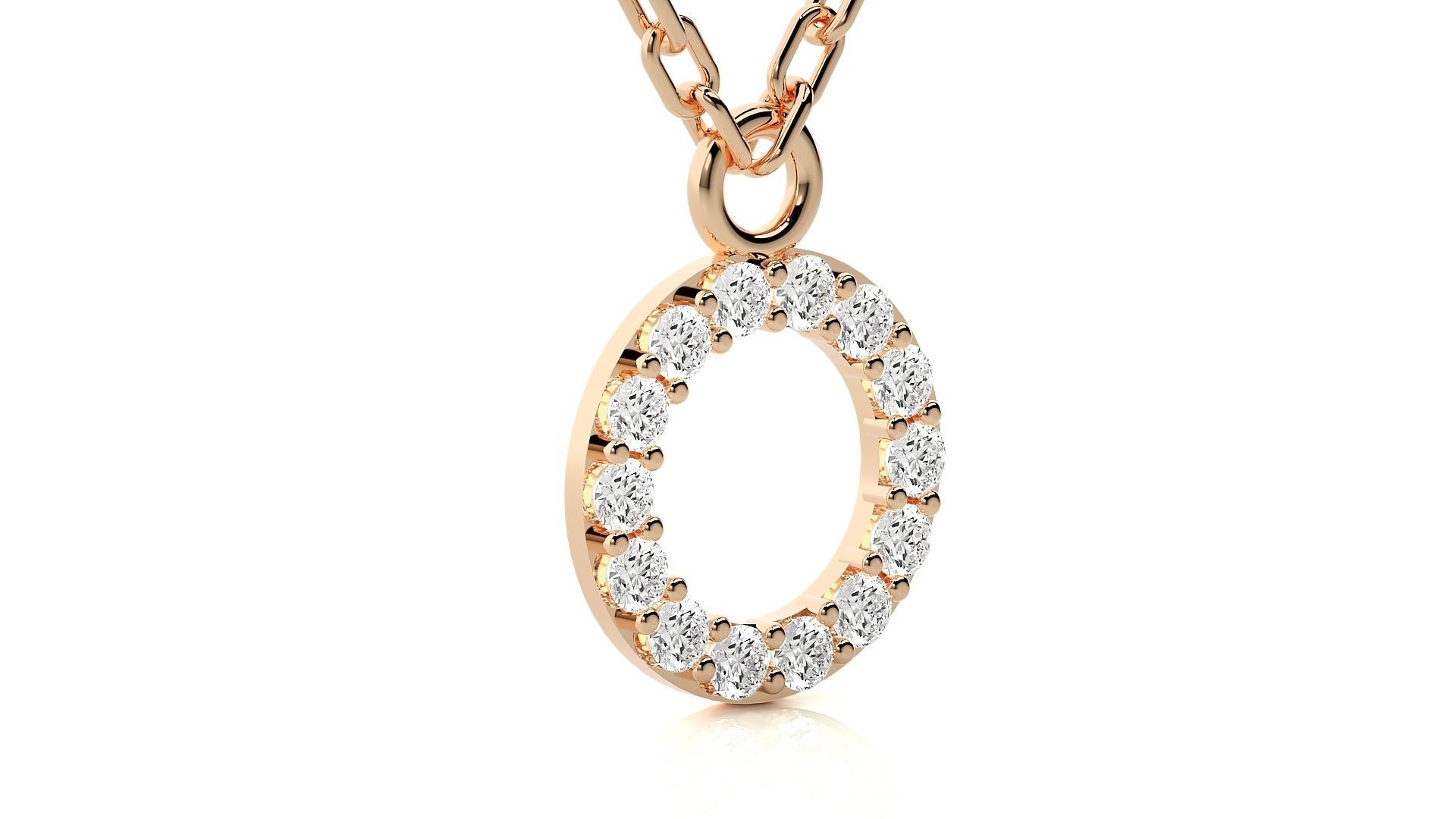 Women pendant 3dm stl render details  3D print model_2