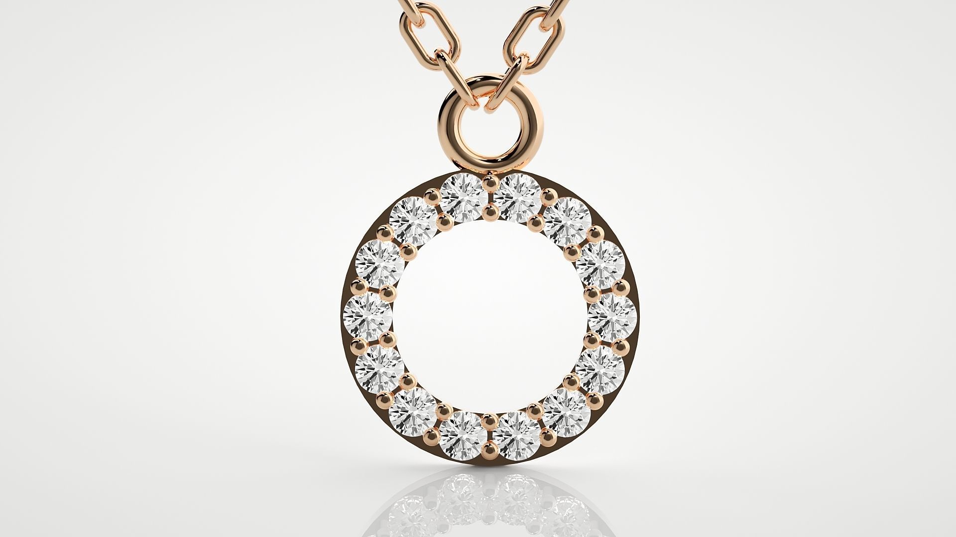 Women pendant 3dm stl render details  3D print model_1