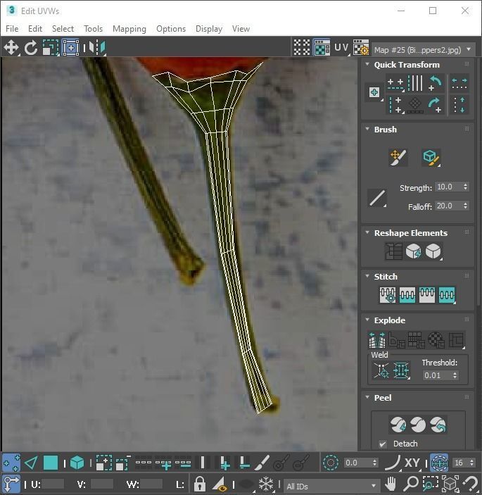 Chili Peppers Set 3D model_22