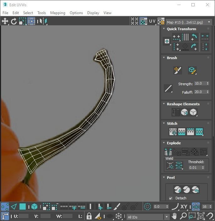 Chili Peppers Set 3D model_33