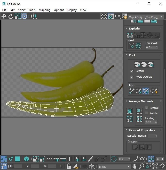 Chili Peppers Set 3D model_31