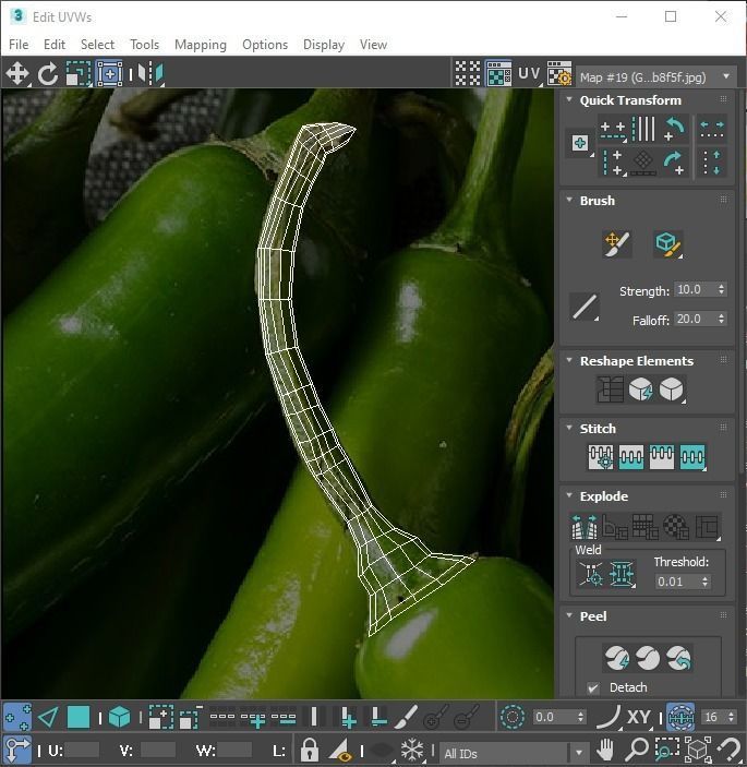 Chili Peppers Set 3D model_36