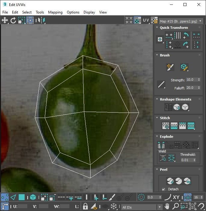 Chili Peppers Set 3D model_25