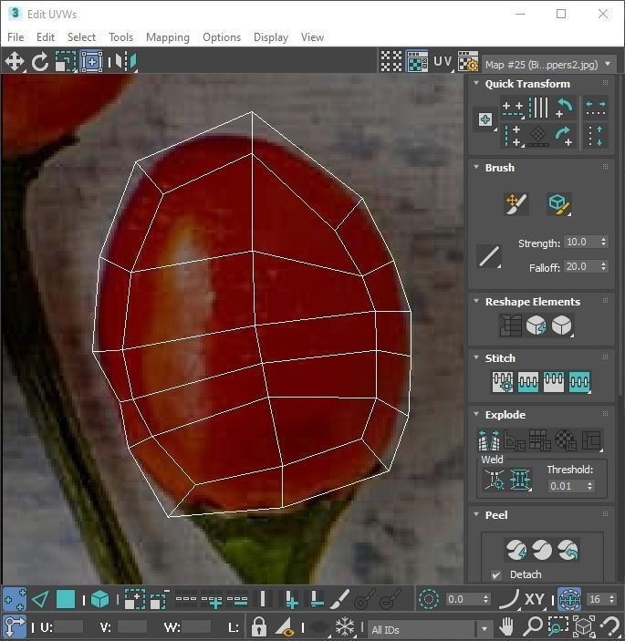 Chili Peppers Set 3D model_21