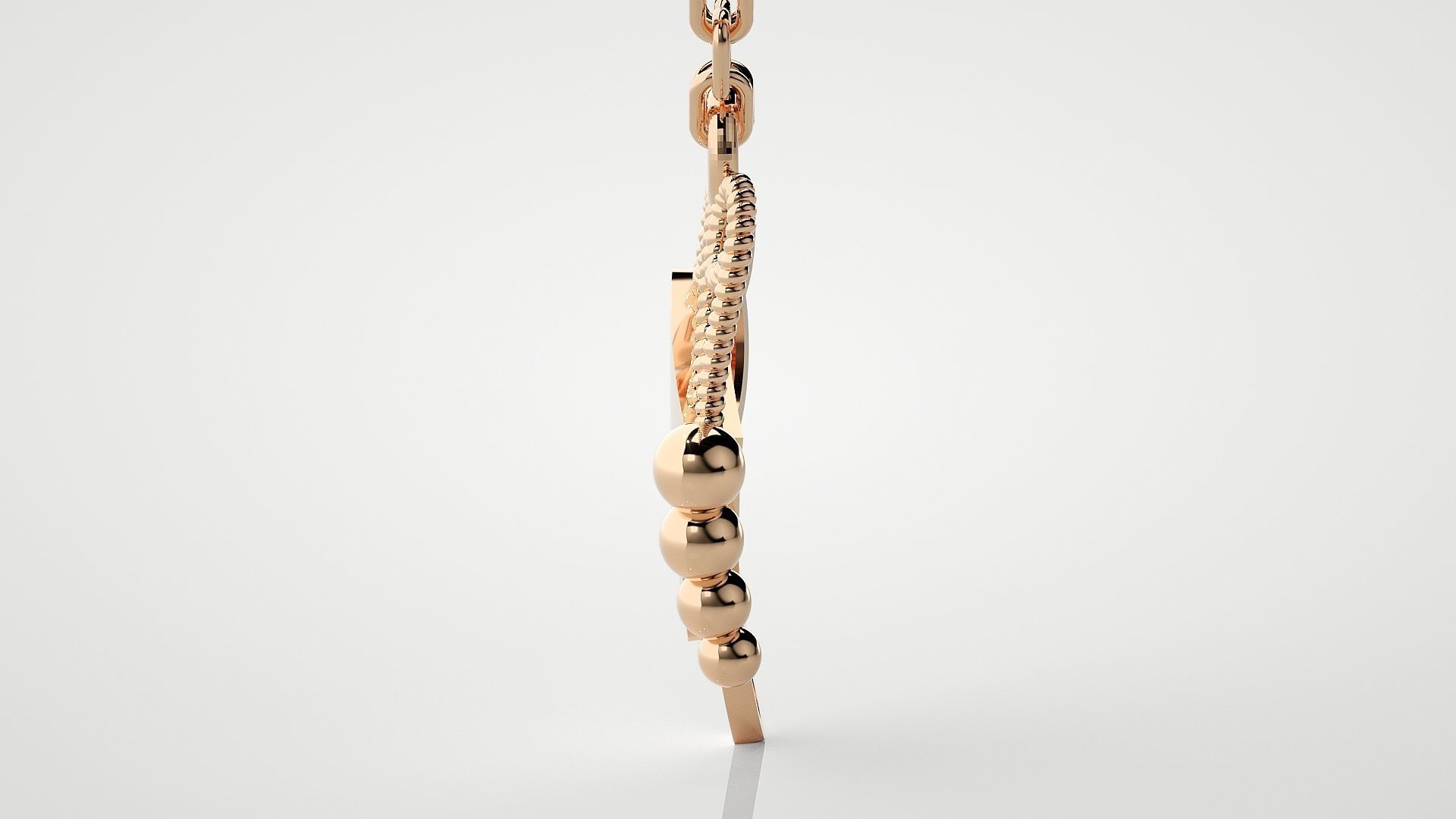 Unique butterfly pendant 3dm stl render details  3D print model_5