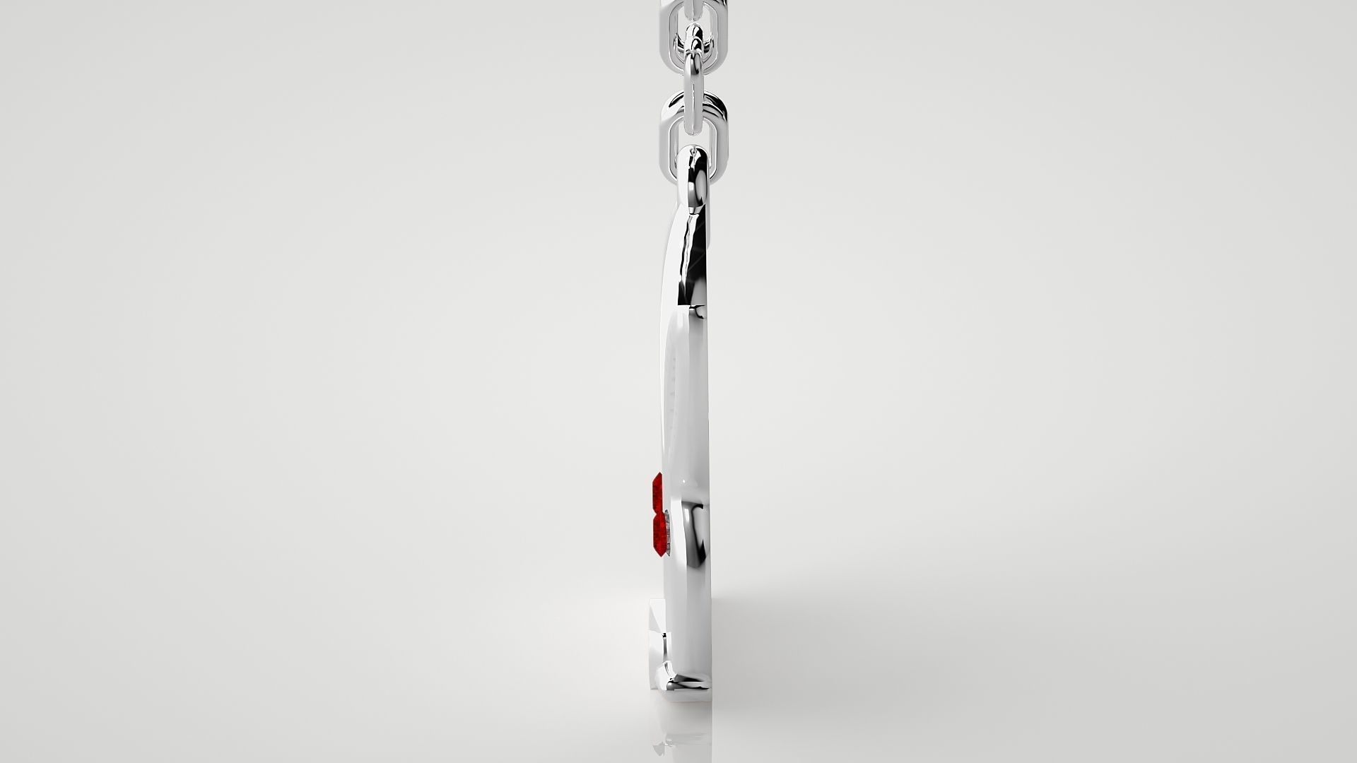 Kissing rabbits pendant 3dm stl render details  3D print model_12