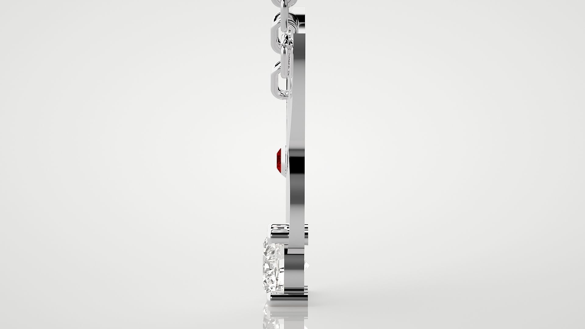 Play boy rabbit  pendant 3dm stl render details  3D print model_12