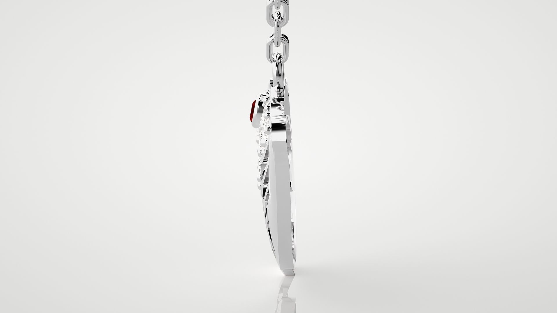 Dolphin pendant 3dm stl render details 3D print model_11