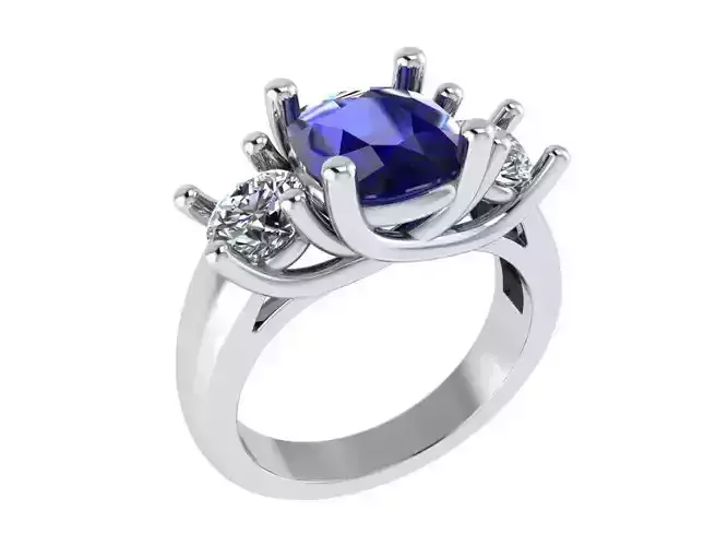 3-Stone Trellis Ring 1355