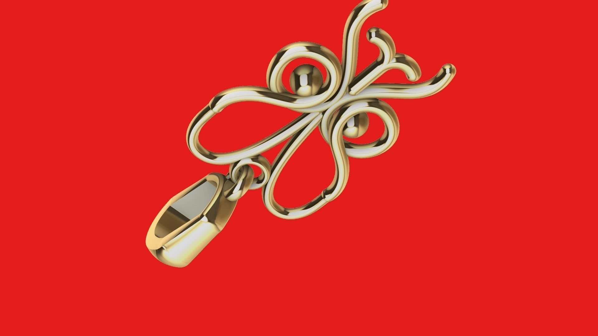 Owl Charm pendant 3d Model 3D print model_5