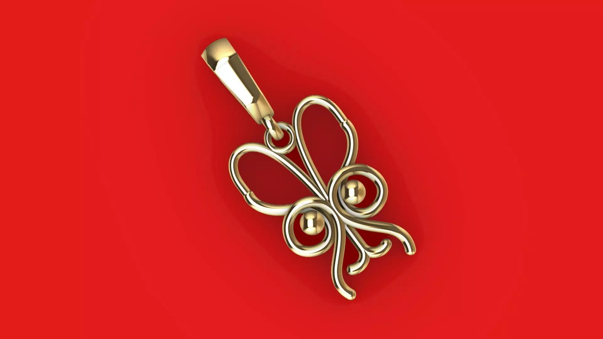 Owl Charm pendant 3d Model 3D print model_0