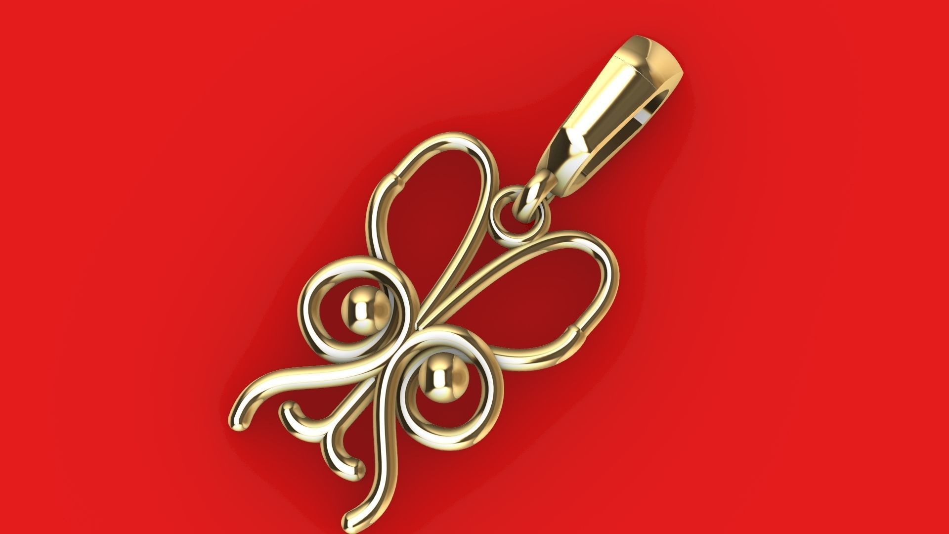 Owl Charm pendant 3d Model 3D print model_2