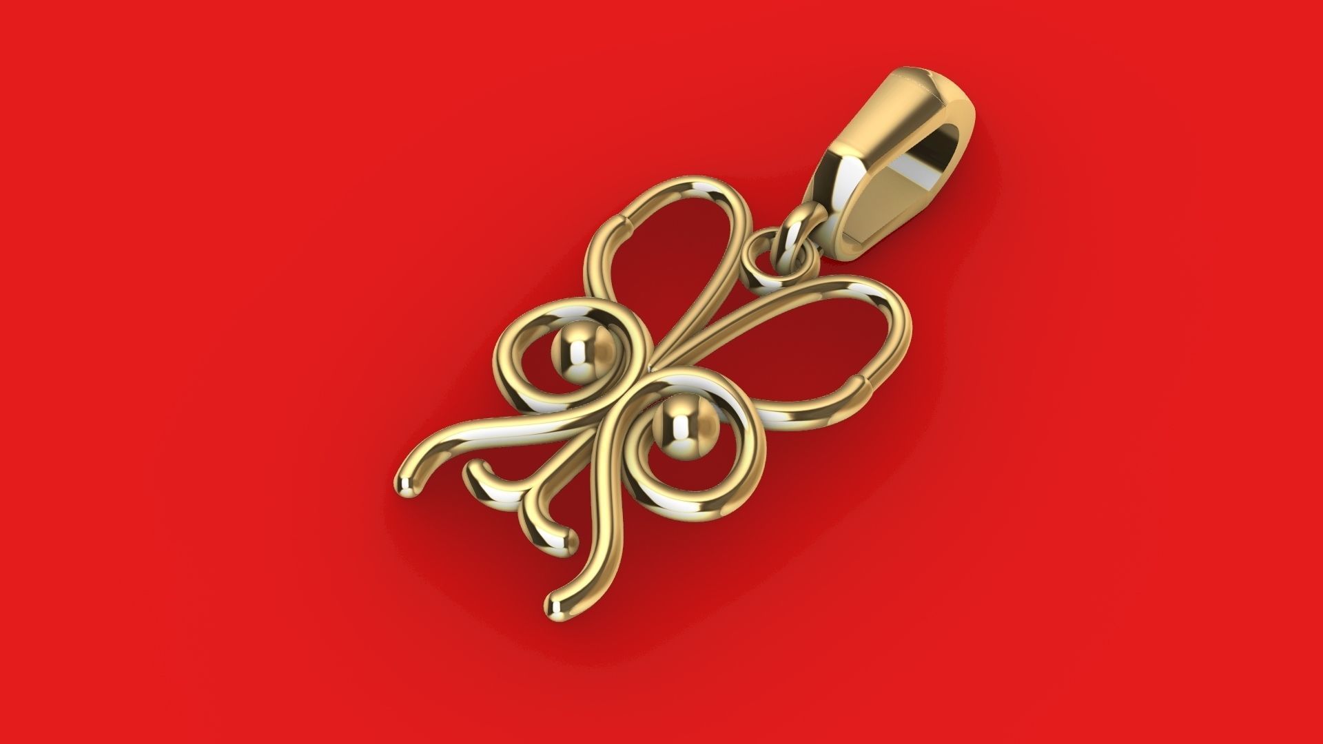 Owl Charm pendant 3d Model 3D print model_6