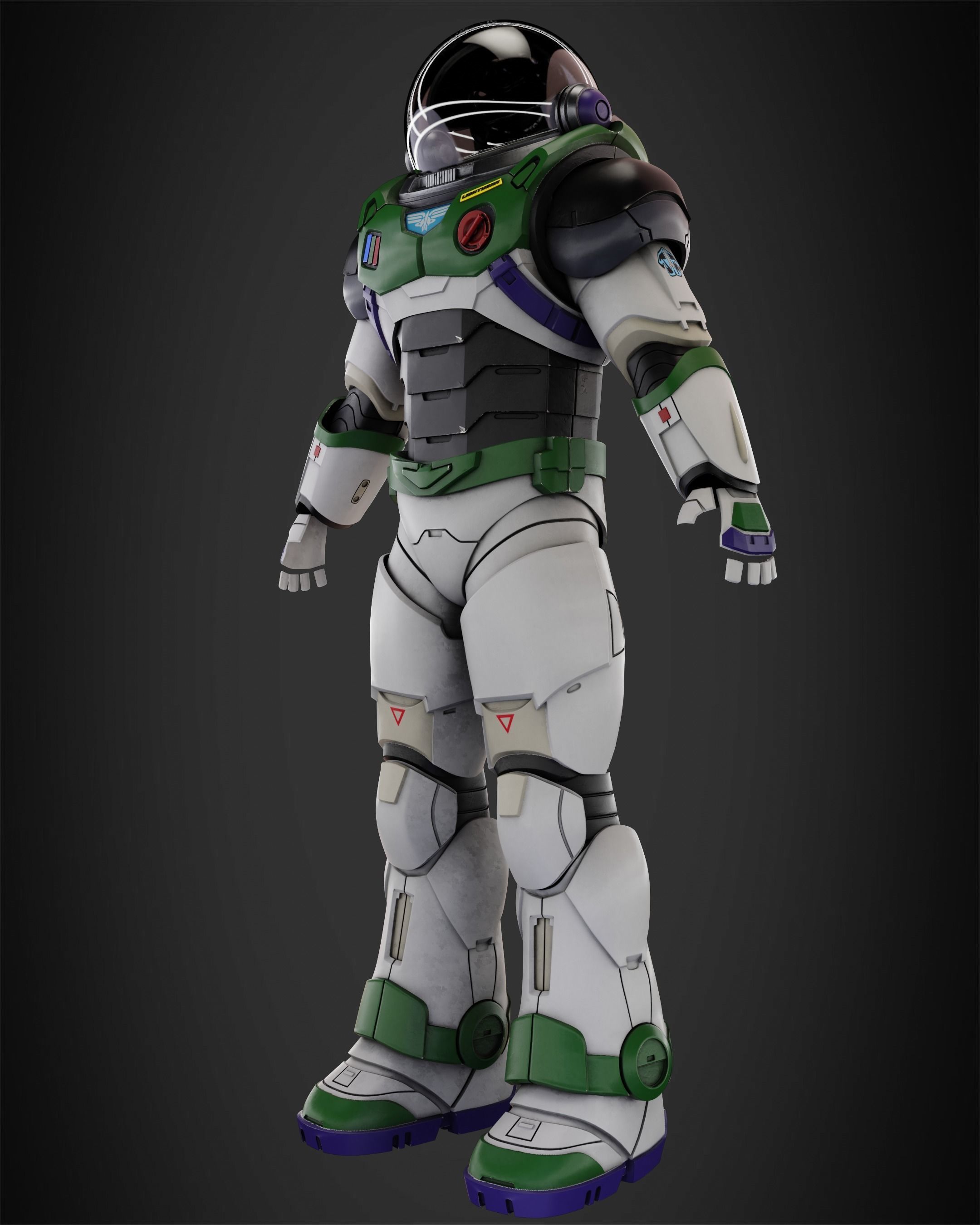 Buzz Lightyear Armor for Cosplay 3D print model_2