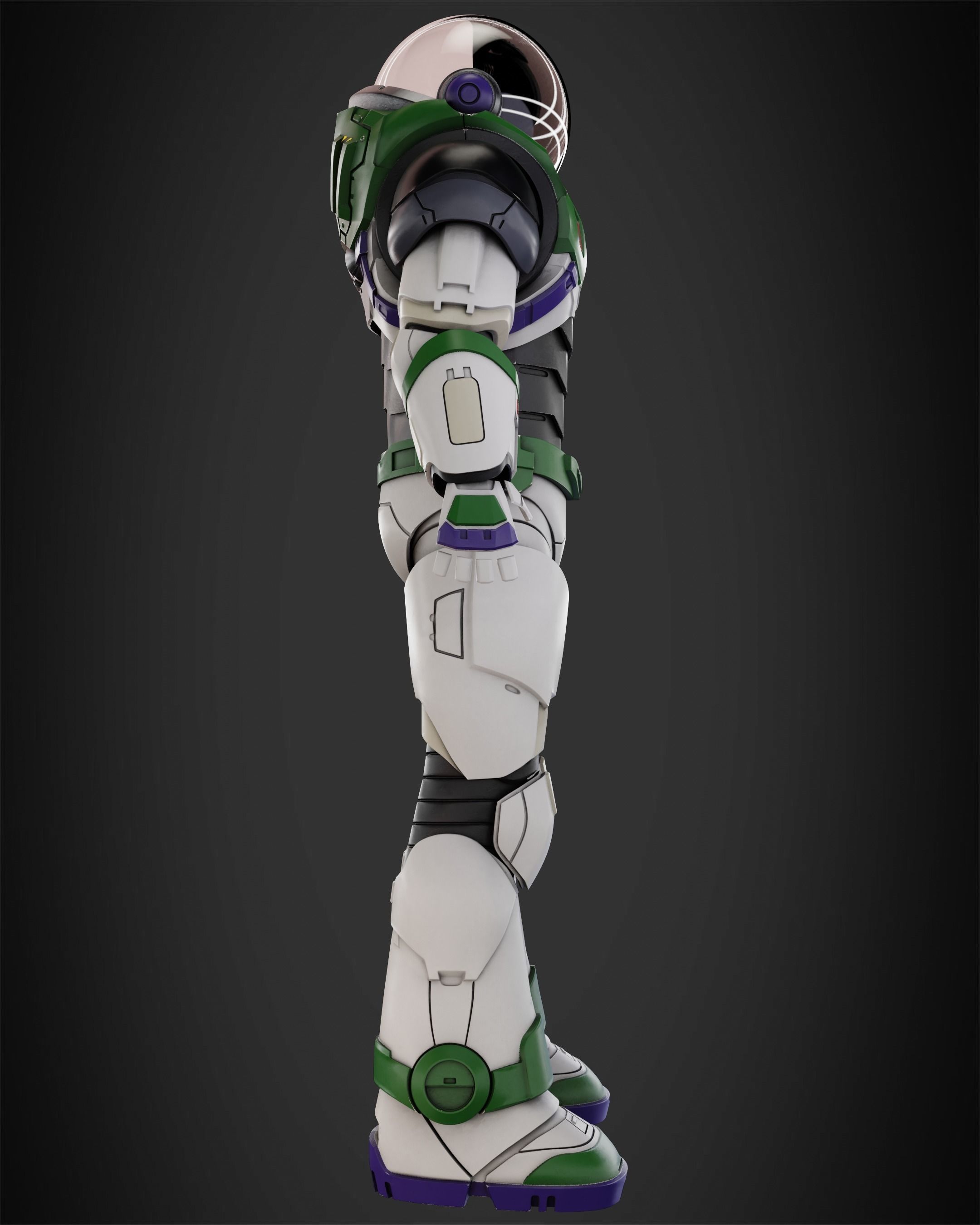 Buzz Lightyear Armor for Cosplay 3D print model_4