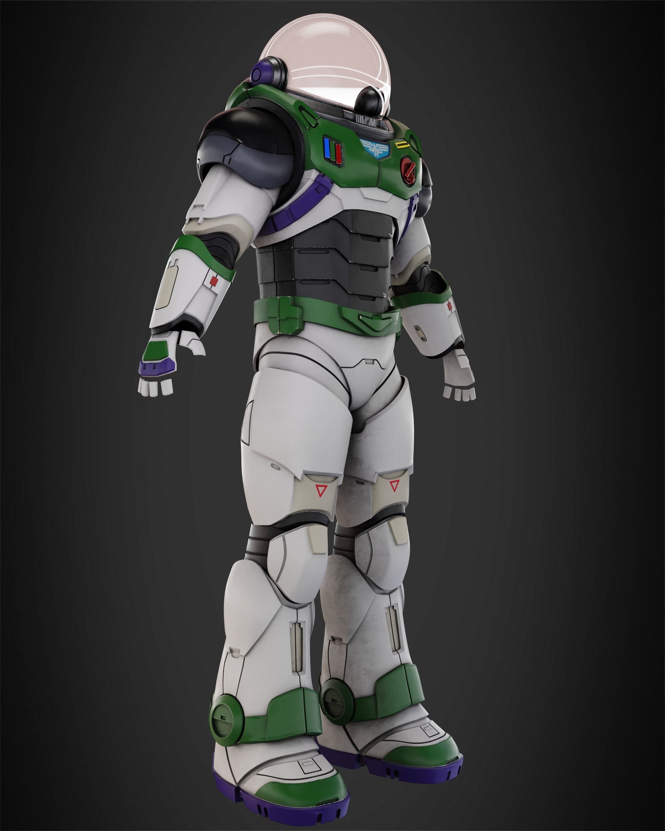 Buzz Lightyear Armor for Cosplay 3D print model_9