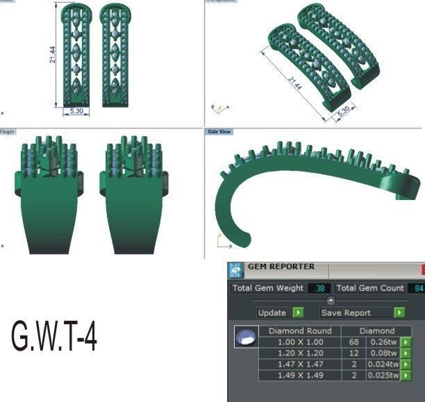 Solitaire Women Drop Earring 3dm STL OBJ FBX Render Details 3D print model_8