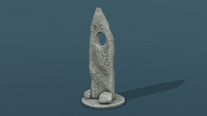 Observation tower and enviroment 3D print model_1