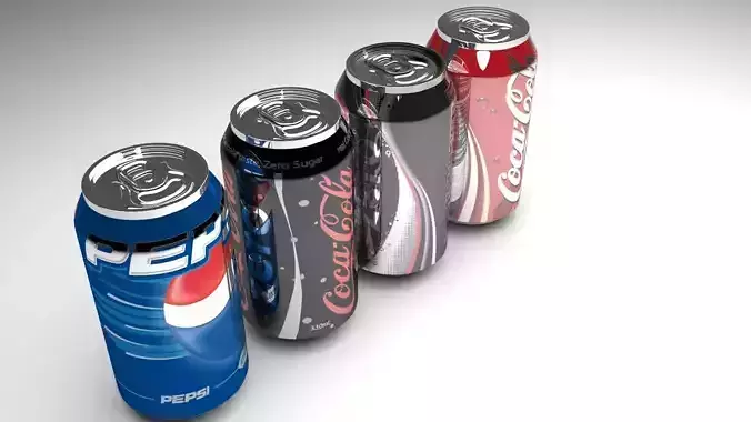 Soda Cans Set
