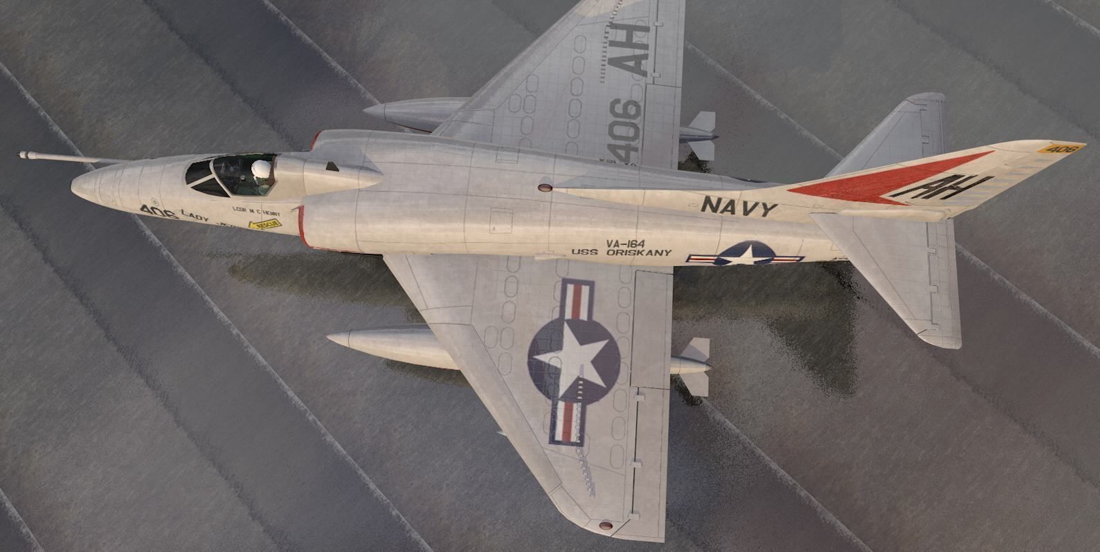Douglas A-4E Skyhawk 3D model_5
