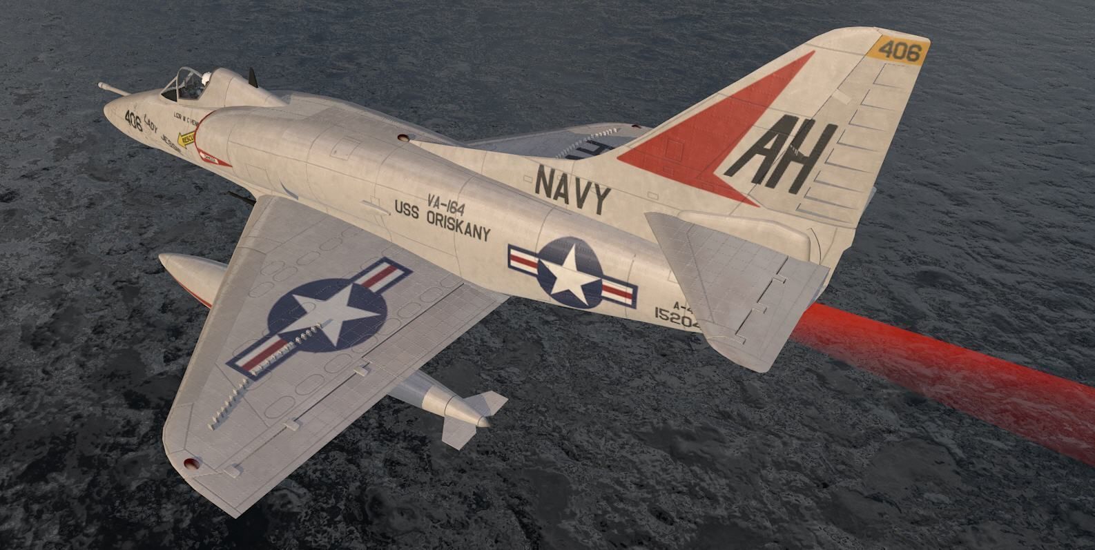 Douglas A-4E Skyhawk 3D model_9
