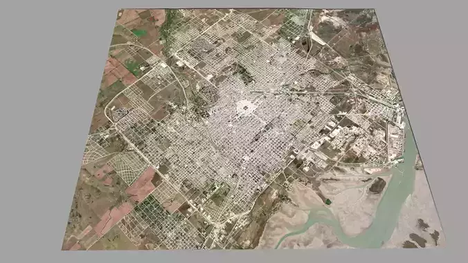 Cityscape Bahia Blanca Argentina 3D model