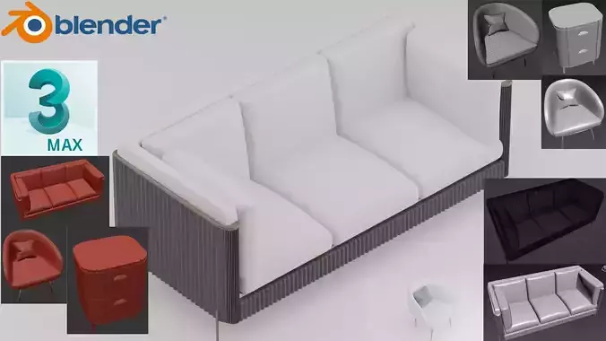 Modern Sofa set 03